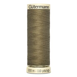 Gutermann Sew-all Thread 100m #528 DRAB BROWN, 100% Polyester