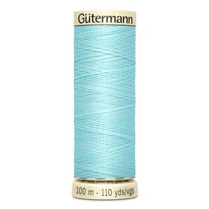 Gutermann Sew-all Thread 100m #53 LIGHT AQUA BLUE, 100% Polyester