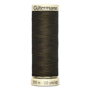 Gutermann Sew-all Thread 100m #531 ULTRA DARK KHAKI GREEN, 100% Polyester