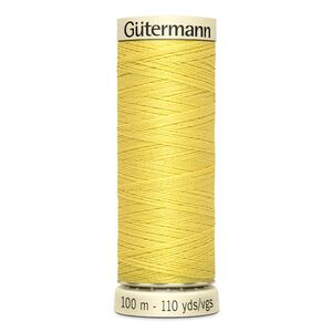 Gutermann Sew-all Thread 100m #580 YELLOW, 100% Polyester