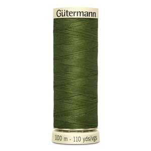 Gutermann Sew-all Thread 100m #585 DARK AVOCADO GREEN, 100% Polyester