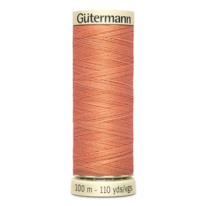 Gutermann Sew-all Thread 100m #587 DARK PEACH, 100% Polyester