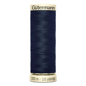 Gutermann Sew-all Thread 100m #595 ULTRA DARK STEEL BLUE, 100% Polyester