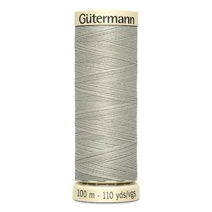 Gutermann Sew-all Thread 100m #633 MEDIUM BEIGE GREY, 100% Polyester