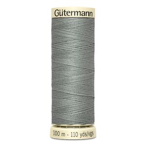Gutermann Sew-all Thread 100m #634 GREY, 100% Polyester