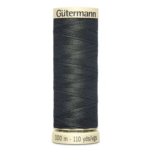 Gutermann Sew-all Thread 100m #636 ULTRA DARK BEAVER GREY, 100% Polyester