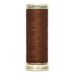Gutermann Sew-all Thread 100m #650 LIGHT CHOCOLATE BROWN, 100% Polyester