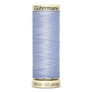 Gutermann Sew-all Thread #655 DUSKY CORNFLOWER BLUE, 100m 100% Polyester