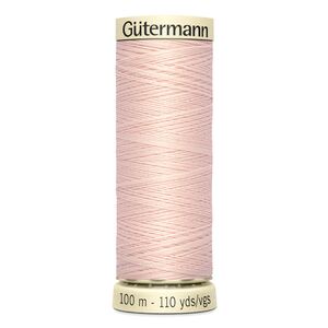 Gutermann Sew-all Thread 100m #658 VERY LIGHT PEACH, 100% Polyester