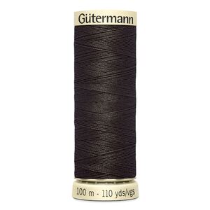 Gutermann Sew-all Thread 100m #671 DARK BROWN, 100% Polyester