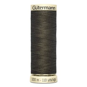 Gutermann Sew-all Thread 100m #673 DARK BROWN, 100% Polyester
