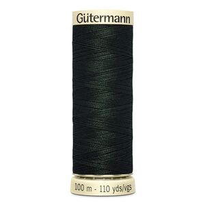 Gutermann Sew-all Thread 100m #687 ULTRA DARK GREEN, 100% Polyester