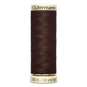 Gutermann Sew-all Thread 100m #694 DARK COFFEE BROWN, 100% Polyester