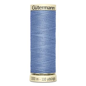 Gutermann Sew-all Thread 100m #74 LIGHT CORNFLOWER BLUE, 100% Polyester