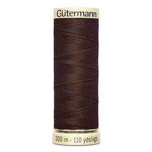 Gutermann Sew-all Thread 100m #774 DARK CHOCOLATE BROWN, 100% Polyester