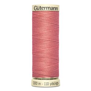 Gutermann Sew-all Thread 100m #80 DUSKY SALMON, 100% Polyester