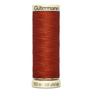 Gutermann Sew-all Thread 100m #837 RUST, 100% Polyester