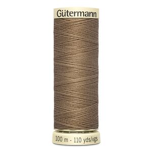 Gutermann Sew-all Thread 100m #850 LIGHT BROWN, 100% Polyester