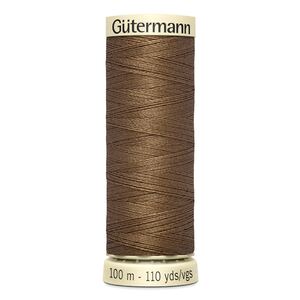 Gutermann Sew-all Thread 100m #851 BROWN, 100% Polyester