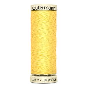 Gutermann Sew-all Thread 100m #852 YELLOW, 100% Polyester