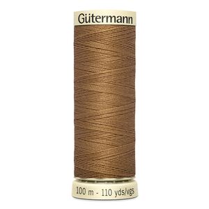 Gutermann Sew-all Thread 100m #887 LIGHT BROWN, 100% Polyester