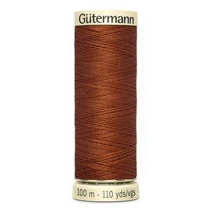 Gutermann Sew-all Thread 100m #934 DARK PUMPKIN, 100% Polyester