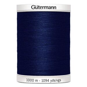 Gutermann Sew-all Thread #232 DARK ROYAL BLUE 1000m 100% Polester Sewing Thread