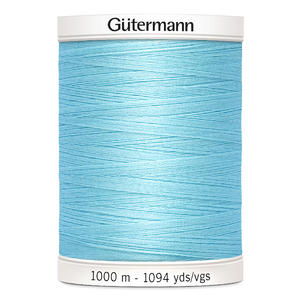 Gutermann Sew-all Thread #28 SKY BLUE 1000m Spool M292 100% Polyester