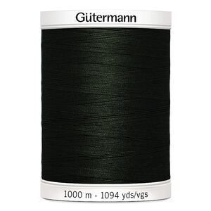 Gutermann Sew-all Thread #304 BLACK GREEN 1000m Spool M292 100% Polyester