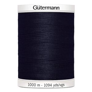 Gutermann Sew-all Thread #339 VERY DARK NAVY BLUE 1000m Spool M292 100% Polyester