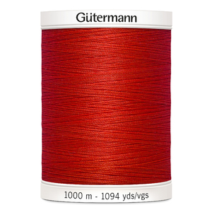 Gutermann Sew-all Thread #364 BRIGHT RED 1000m Spool M292 100% Polyester