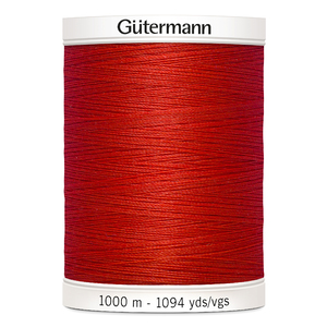 Gutermann Sew-all Thread #364 BRIGHT RED 1000m Spool M292 100% Polyester