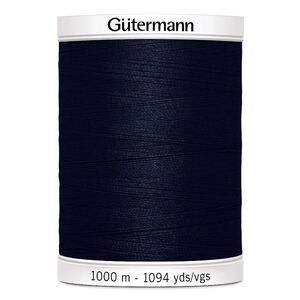 Gutermann Sew-all Thread #387 VERY DARK NAVY BLUE 1000m Spool M292 100% Polyester