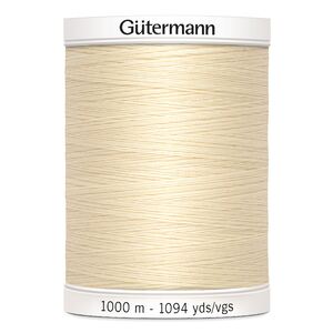 Gutermann Sew-all Thread #414 CREAM, M292 1000m 100% Polyester Sewing Thread