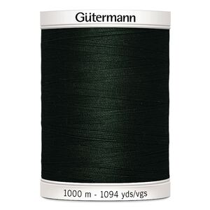 Gutermann Sew-all Thread #472 VERY DARK FOREST GREEN 1000m Spool M292 100% Polyester