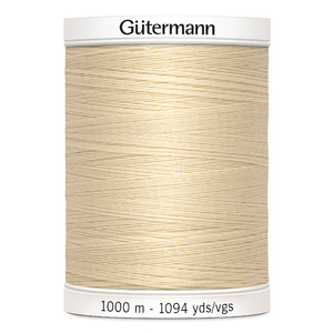Gutermann Sew-all Thread #5 FLESH 1000m Spool M292 100% Polyester