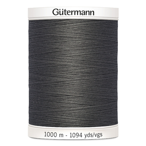 Gutermann Sew-all Thread #702 DARK BEAVER GREY 1000m Spool M292 100% Polyester