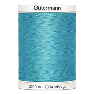 Gutermann Sew-all Thread #715 CARIBBEAN BLUE 1000m Spool M292 100% Polyester