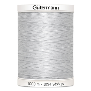 Gutermann Sew-all Thread #8 SILVER GREY 1000m Sewing Thread