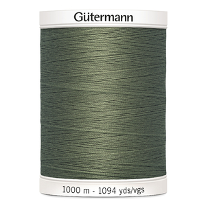 Gutermann Sew-all Thread #824 DARK KHAKI GREEN 1000m Spool M292 100% Polyester