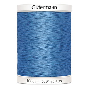 Gutermann Sew-all Thread #965 DUSKY BLUE 1000m Spool M292 100% Polyester
