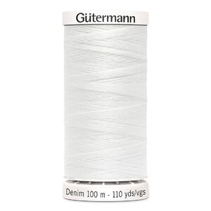 Gutermann 100m Spools Professional Jeans Thread, #1016 Cream