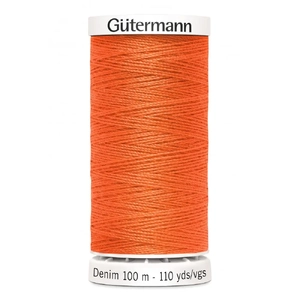 Gutermann Professional Denim Jeans Thread, #1770 ORANGE, 100m Spool