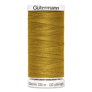 Gutermann 100m Spools Professional Jeans Thread, #1970 Dark Gold