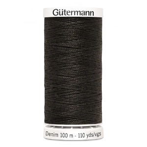 Gutermann Professional Jeans Thread, #2330 DARK CHOCOLATE, 100m Spool