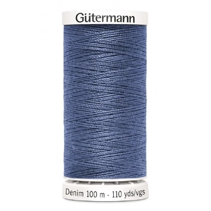 Gutermann Professional Denim Jeans Thread, #6075 FADED DENIM, 100m Spool