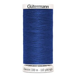 Gutermann 100m Spools Professional Jeans Thread, #6756 Blue