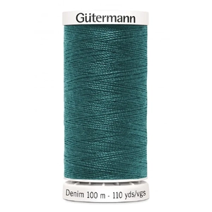 Gutermann Professional Denim Jeans Thread, #7735 TEAL, 100m Spool