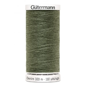 Gutermann Professional Denim Jeans Thread, #9025 OLIVE, 100m Spool