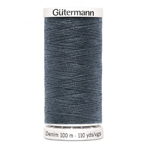 Gutermann Professional Jeans Thread, #9336 PEWTER, 100m Spool